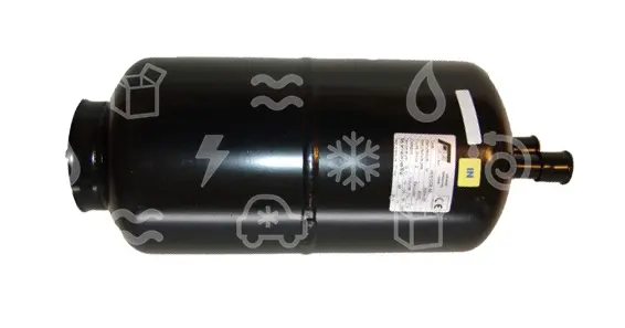 odlučovač kapaliny Frigomec 08/S 22mm, objem: 7,8l, připojení: 22